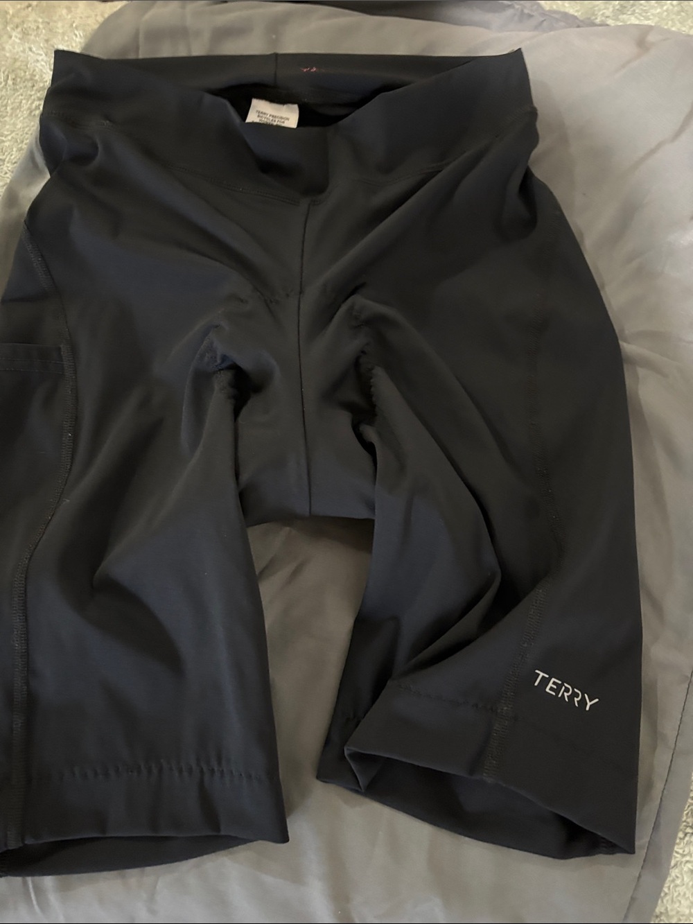 Terry Black Women's Bike Shorts